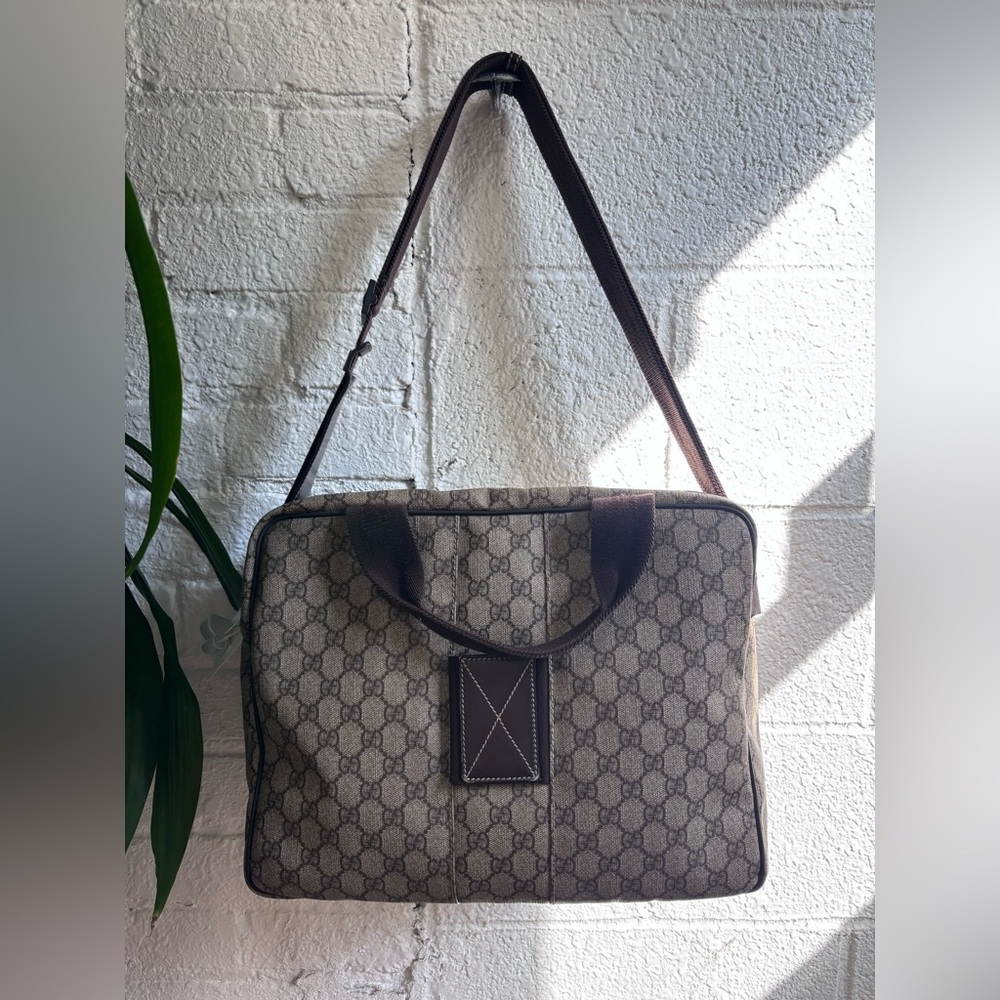 Gucci GG Plus Monogram Interlocking G Briefcase - image 5